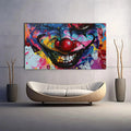 Toiledart Toile Tableau clown pop art
