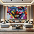 Toiledart Toile Tableau clown pop art