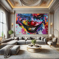 Toiledart Toile Tableau clown pop art