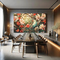 Toiledart Toile Tableau déco moderne style coloré