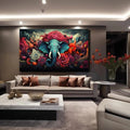 Toiledart Toile Tableau éléphant Ganesh coloré
