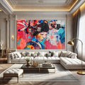 Toiledart Toile Tableau geisha street art