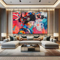 Toiledart Toile Tableau geisha street art