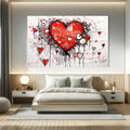 Toiledart Toile Tableau graffiti amour