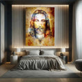 Toiledart Toile Tableau Jesus aquarelle