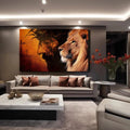 Toiledart Toile Tableau Jesus Lion de la tribu de juda