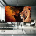 Toiledart Toile Tableau Jesus Lion de la tribu de juda