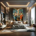 Toiledart Toile Tableau Jesus sur la croix