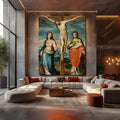 Toiledart Toile Tableau Jesus sur la croix