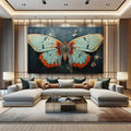 Toiledart Toile Tableau moderne papillon magique volant