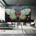 Toiledart Toile Tableau moderne papillon magique volant